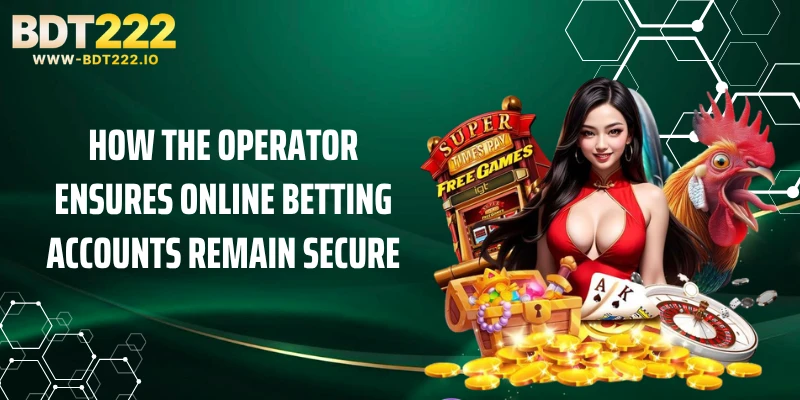 How the operator ensures online betting accounts remain secure