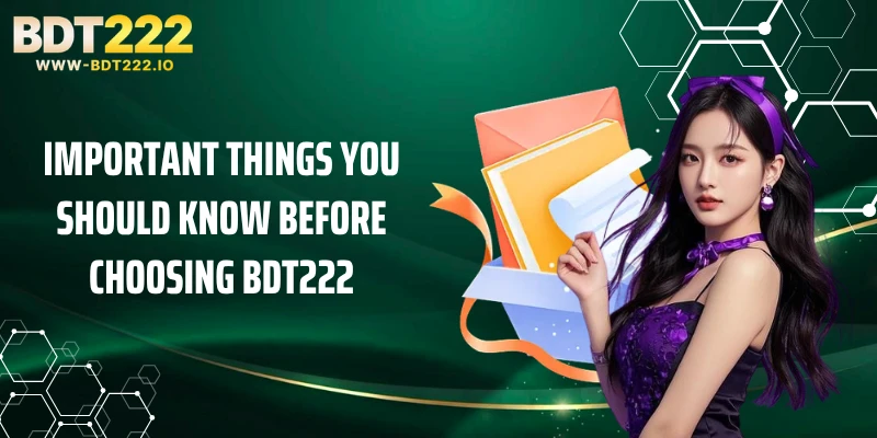 Important Things You Should Know Before Choosing BDT222