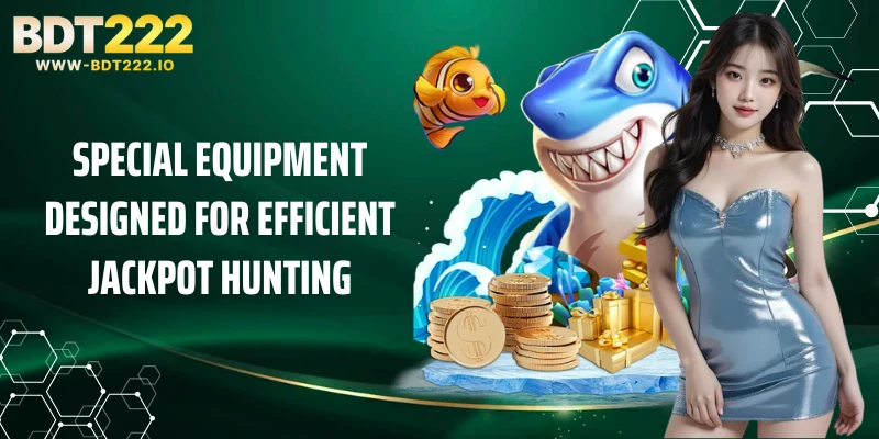 Special equipment designed for efficient jackpot hunting