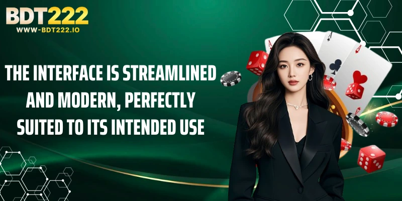 The interface is streamlined and modern, perfectly suited to its intended use