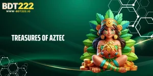 BDT222 প্ল্যাটফর্মে Treasures of Aztec স্লট গেমের অফিশিয়াল থাম্বনেইল