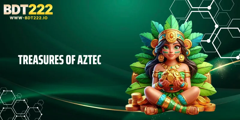 BDT222 প্ল্যাটফর্মে Treasures of Aztec স্লট গেমের অফিশিয়াল থাম্বনেইল